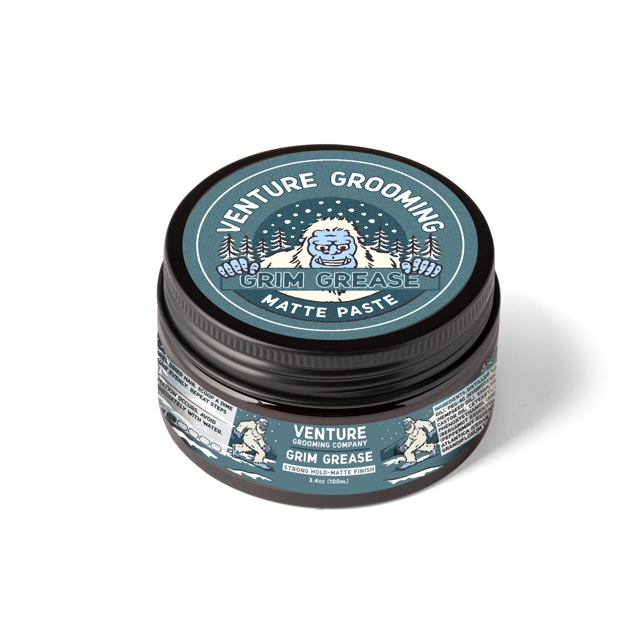 Venture x Grim Grease Yeti Matte Paste Pomade – Venture Grooming Co